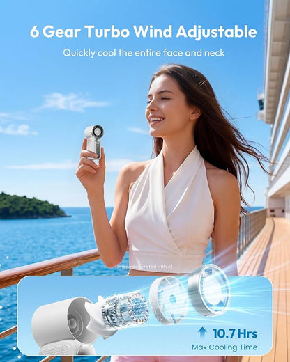 PocketFlow Portable USB Rechargeable Hand Fan