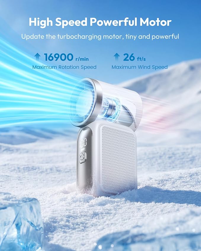 PocketFlow Portable USB Rechargeable Hand Fan