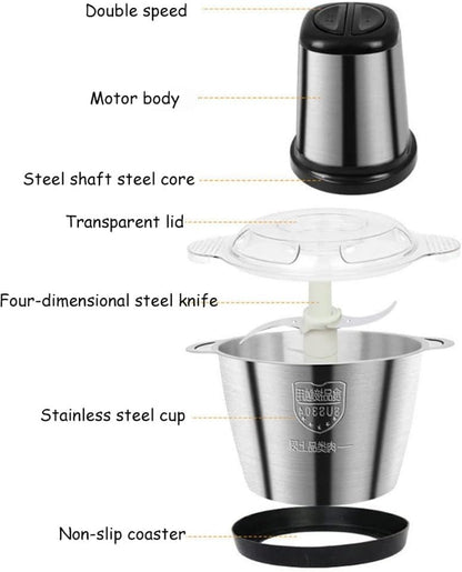 Stergee Electric Meat & Vegetable Chopper 2L
