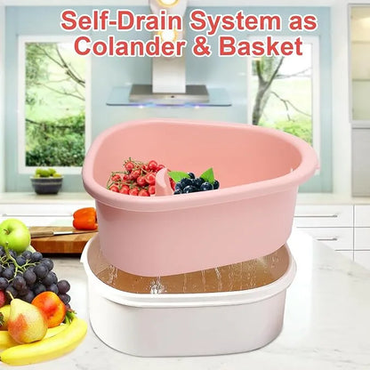 Multifunction Fruit & Vegetable Washer Spinner