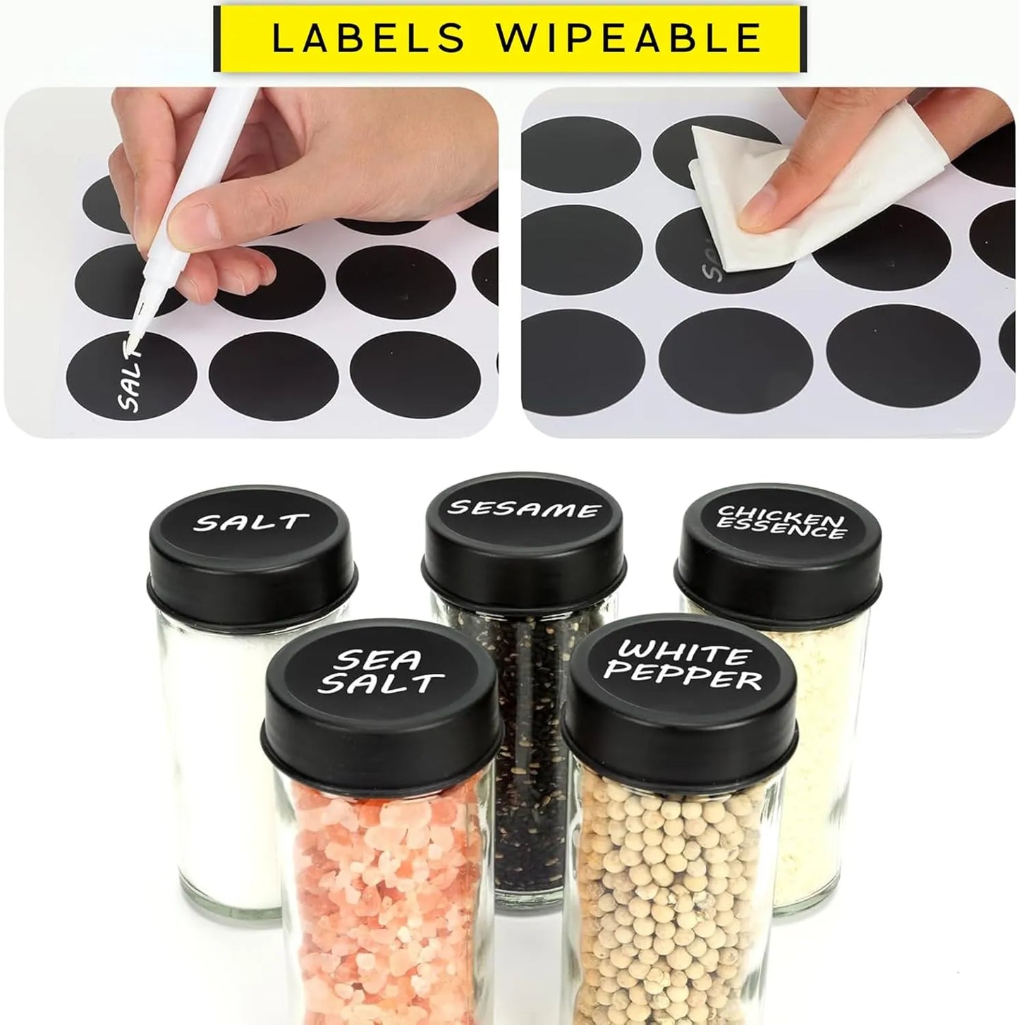 18-Jar Rotating Spice Rack Set
