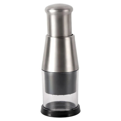 Stainless Steel Vegetable & Garlic Cutter Manual Push