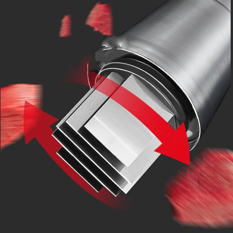 Stainless Steel Vegetable & Garlic Cutter Manual Push