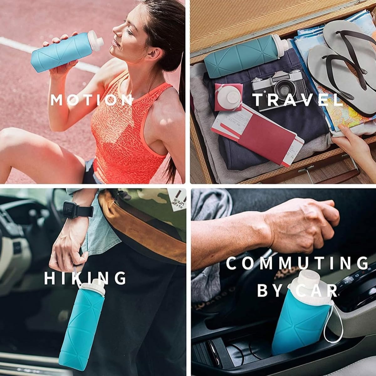 Silicone Folding Water Bottle