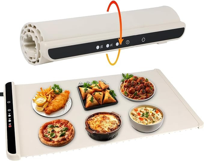 Advanced Food Warming Mat with Adjustable Temperature Control